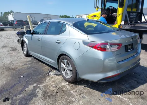 2016 Kia Optima Hybrid из США, поврежденный, VIN KNAGM4AD0G5095410
